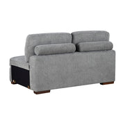 9624GY*42RLC 4-Piece Sectional with Left Chaise and Pull-out Bed - 9624GY*42RLC