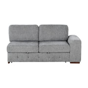 9624GY*42RLC 4-Piece Sectional with Left Chaise and Pull-out Bed - 9624GY*42RLC