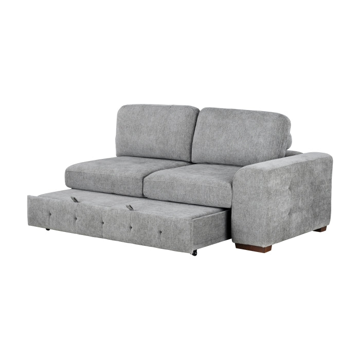 9624GY*42RLC 4-Piece Sectional with Left Chaise and Pull-out Bed - 9624GY*42RLC