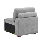 9624GY*52L1ACRC (5)5-Piece Sectional with Right Chaise and Pull-out Bed - 9624GY*52L1ACRC