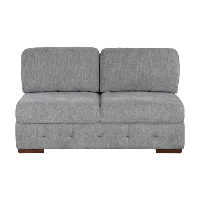 9624GY*52L1ACRC (5)5-Piece Sectional with Right Chaise and Pull-out Bed - 9624GY*52L1ACRC