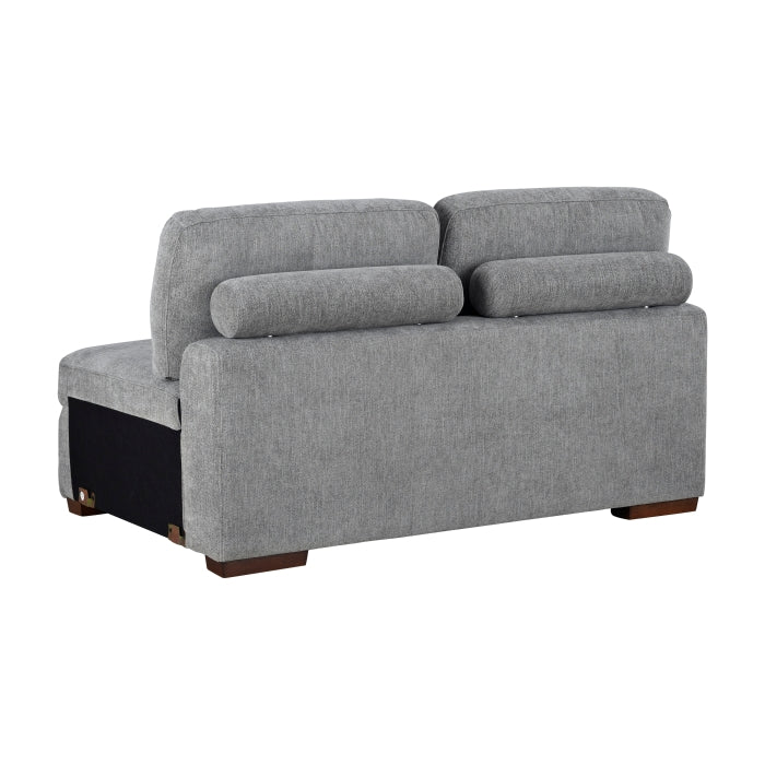 9624GY*5LC2R 5-Piece Sectional with Left Chaise, Pull-out Bed and Ottoman - 9624GY*5LC2R