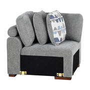 9624GY-CR Corner Seater - 9624GY-CR