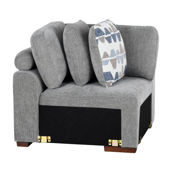 9624GY-CR Corner Seater - 9624GY-CR