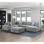 9624GY-RC Right Side Chaise with Hidden Storage - 9624GY-RC