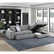 9624GY-RC Right Side Chaise with Hidden Storage - 9624GY-RC