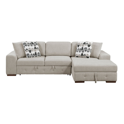 9624TP*22LRC 2-Piece Sectional with Right Chaise and Pull-out Bed - 9624TP*22LRC