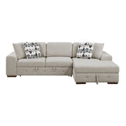 9624TP*22LRC 2-Piece Sectional with Right Chaise and Pull-out Bed - 9624TP*22LRC