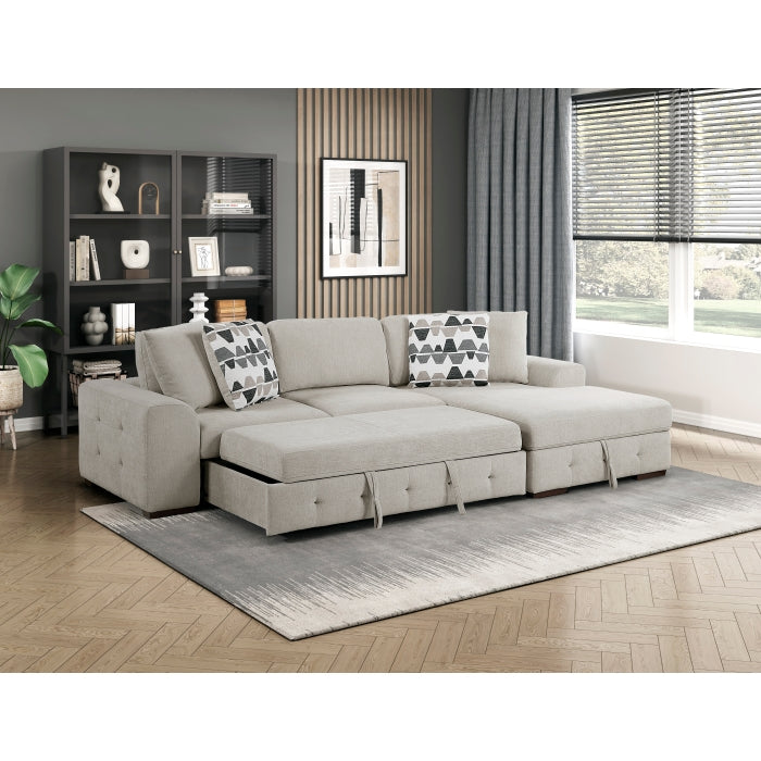 9624TP*22LRC 2-Piece Sectional with Right Chaise and Pull-out Bed - 9624TP*22LRC
