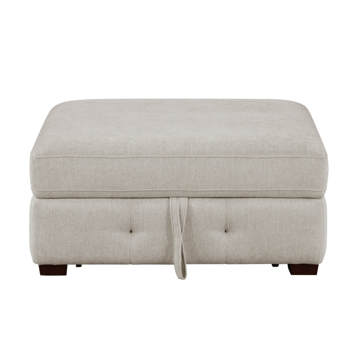9624TP*32LRC 3-Piece Sectional with Right Chaise, Pull-out Bed and Ottoman - 9624TP*32LRC
