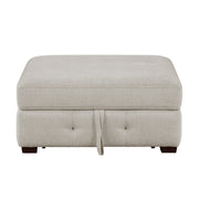 9624TP*3LC2R 3-Piece Sectional with Left Chaise, Pull-out Bed and Ottoman - 9624TP*3LC2R
