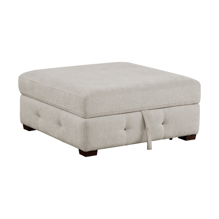 9624TP*3LC2R 3-Piece Sectional with Left Chaise, Pull-out Bed and Ottoman - 9624TP*3LC2R