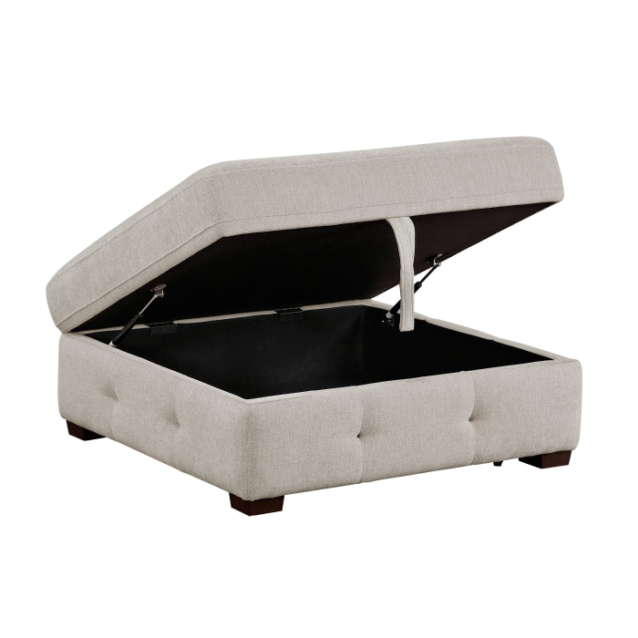 9624TP*3LC2R 3-Piece Sectional with Left Chaise, Pull-out Bed and Ottoman - 9624TP*3LC2R
