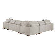 9624TP*42LRC 4-Piece Sectional with Right Chaise and Pull-out Bed - 9624TP*42LRC