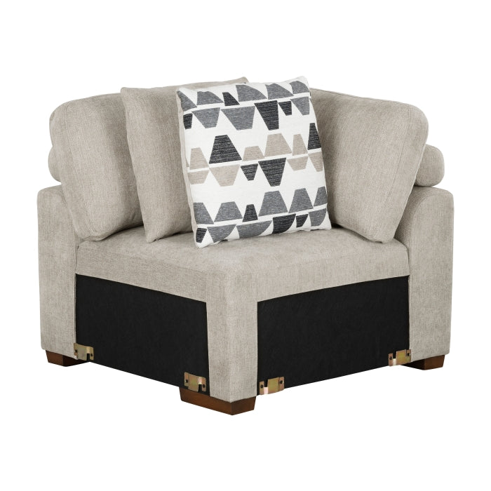 9624TP*42RLC 4-Piece Sectional with Left Chaise and Pull-out Bed - 9624TP*42RLC