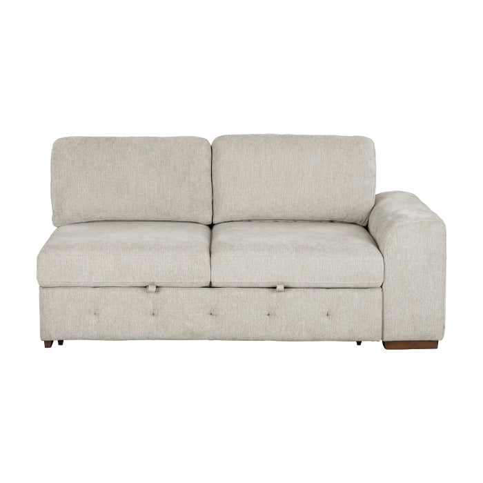 9624TP*42RLC 4-Piece Sectional with Left Chaise and Pull-out Bed - 9624TP*42RLC