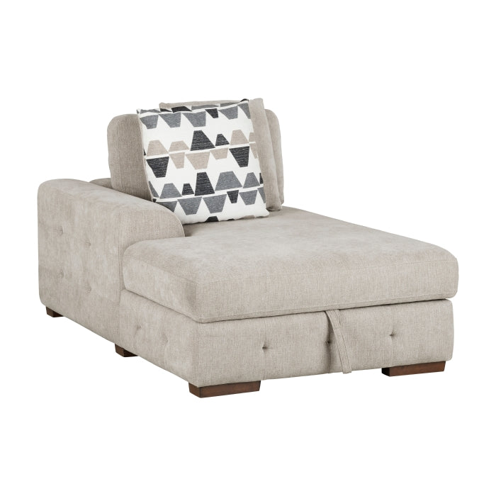 9624TP*42RLC 4-Piece Sectional with Left Chaise and Pull-out Bed - 9624TP*42RLC