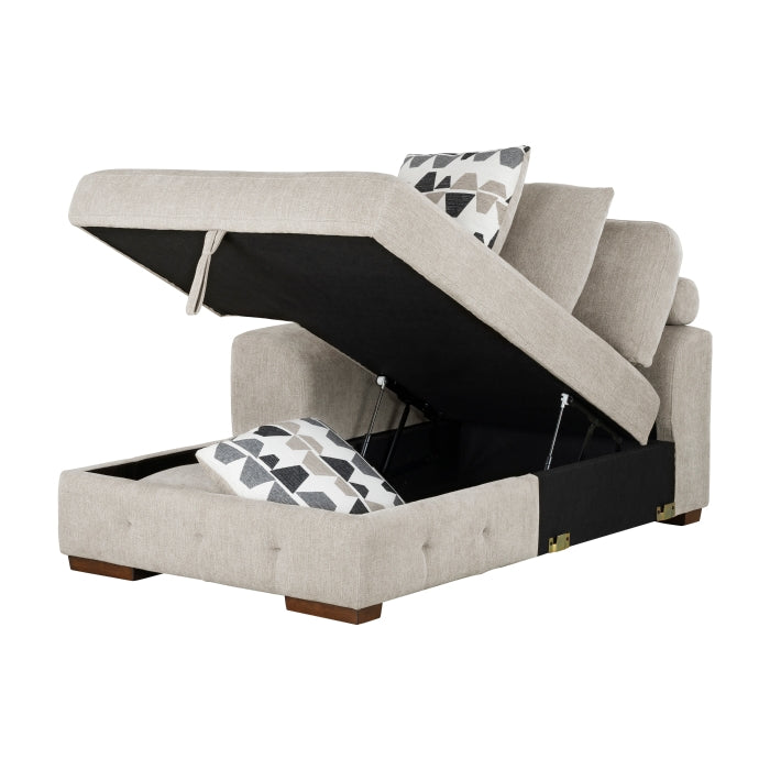 9624TP*42RLC 4-Piece Sectional with Left Chaise and Pull-out Bed - 9624TP*42RLC