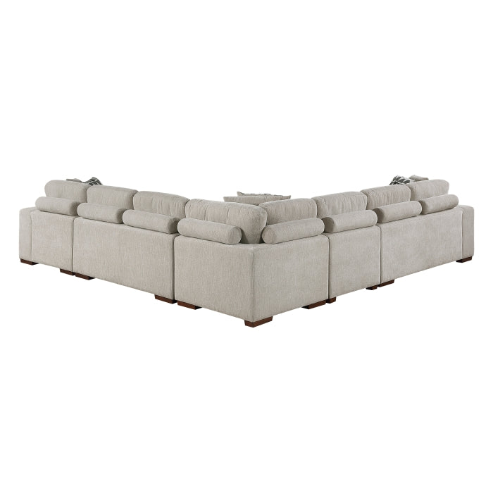 9624TP*52L1ACRC (5)5-Piece Sectional with Right Chaise and Pull-out Bed - 9624TP*52L1ACRC