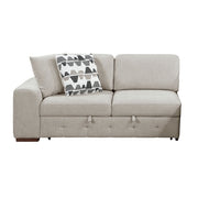 9624TP*52L1ACRC (5)5-Piece Sectional with Right Chaise and Pull-out Bed - 9624TP*52L1ACRC