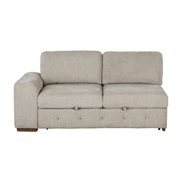 9624TP*52L1ACRC (5)5-Piece Sectional with Right Chaise and Pull-out Bed - 9624TP*52L1ACRC