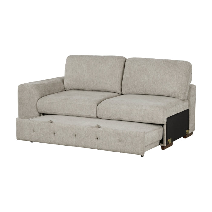9624TP*52L1ACRC (5)5-Piece Sectional with Right Chaise and Pull-out Bed - 9624TP*52L1ACRC
