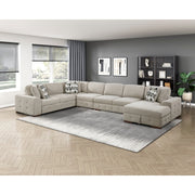 9624TP*52L1ACRC (5)5-Piece Sectional with Right Chaise and Pull-out Bed - 9624TP*52L1ACRC