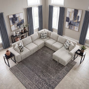 9624TP*52L1ACRC (5)5-Piece Sectional with Right Chaise and Pull-out Bed - 9624TP*52L1ACRC