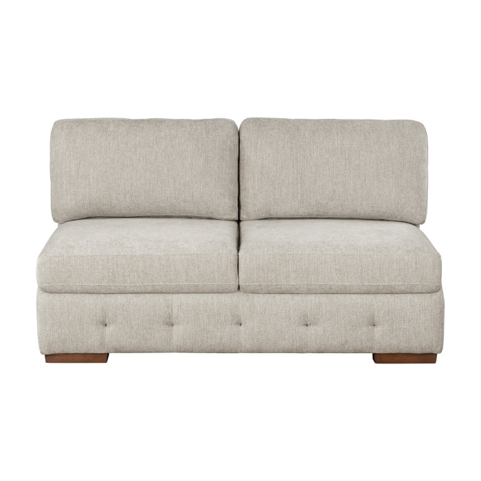 9624TP*5LC2R 5-Piece Sectional with Left Chaise, Pull-out Bed and Ottoman - 9624TP*5LC2R