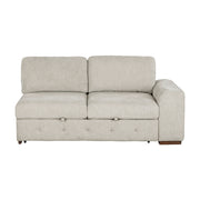 9624TP*5LC2R 5-Piece Sectional with Left Chaise, Pull-out Bed and Ottoman - 9624TP*5LC2R