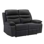 9628BLK*2 2pc Set: Sofa, Love - 9628BLK*2