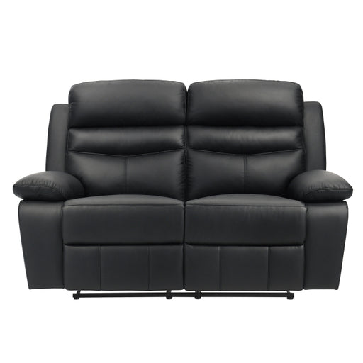 9628BLK-2 Double Reclining Love Seat - 9628BLK-2