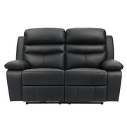 9628BLK*2PW 2pc Set: Sofa, Love (Power) - 9628BLK*2PW