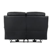 9628BLK*2PW 2pc Set: Sofa, Love (Power) - 9628BLK*2PW