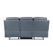 9628BUE*2 2pc Set: Sofa, Love - 9628BUE*2