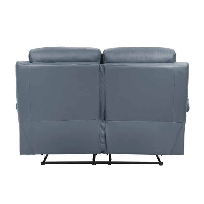 9628BUE*2 2pc Set: Sofa, Love - 9628BUE*2