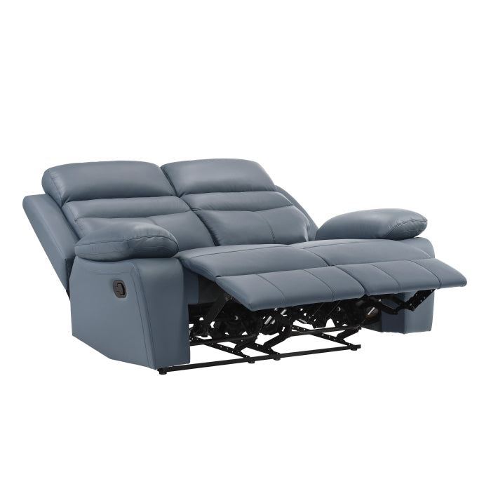 9628BUE*2 2pc Set: Sofa, Love - 9628BUE*2