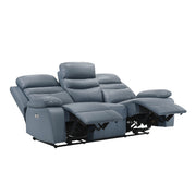 9628BUE*2PW 2pc Set: Sofa, Love (Power) - 9628BUE*2PW