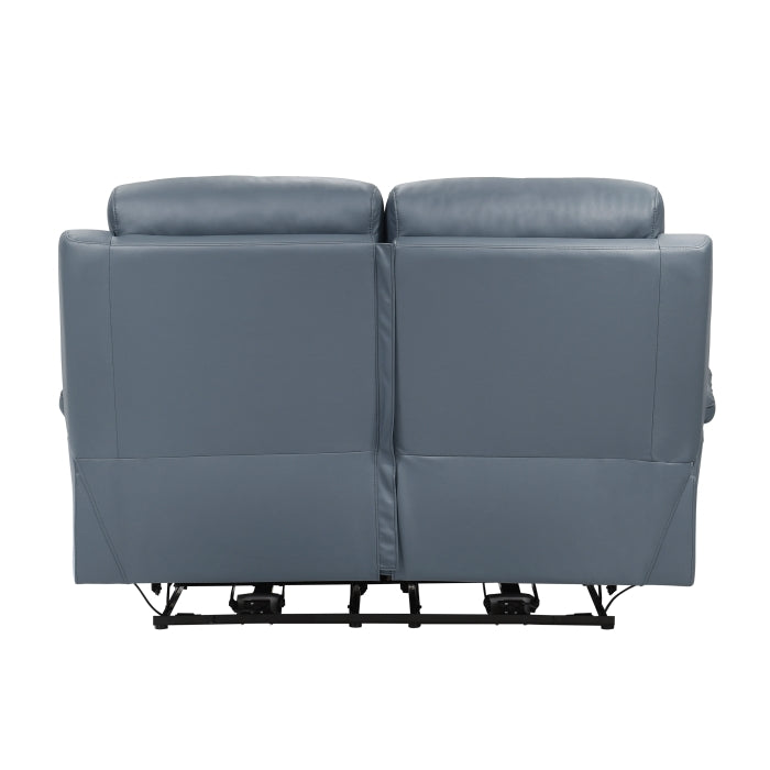 9628BUE*2PW 2pc Set: Sofa, Love (Power) - 9628BUE*2PW