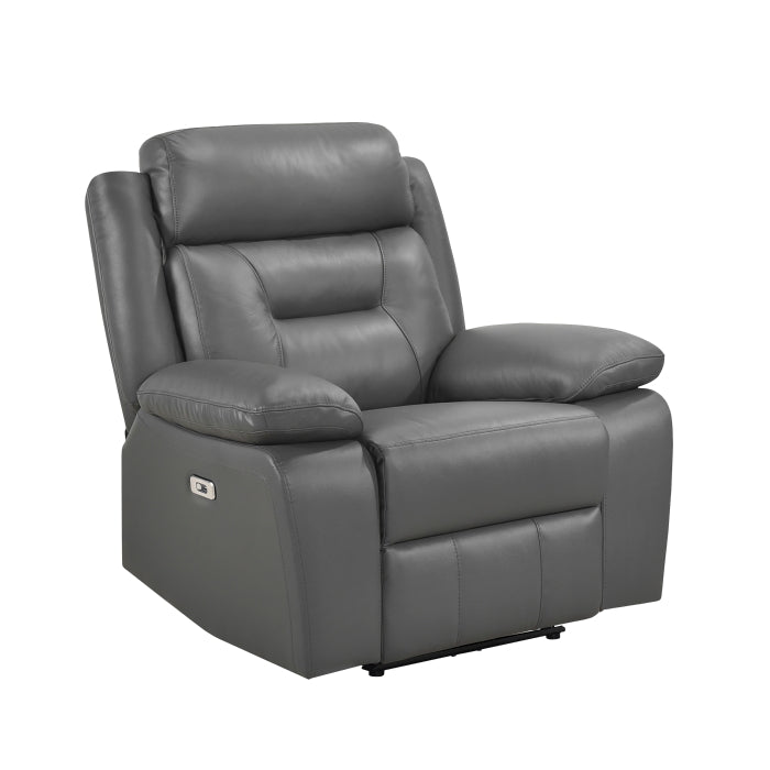 9629DGY-1PW Power Reclining Chair - 9629DGY-1PW