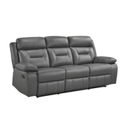 9629DGY*2 2pc Set: Sofa, Love - 9629DGY*2