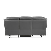 9629DGY*2 2pc Set: Sofa, Love - 9629DGY*2