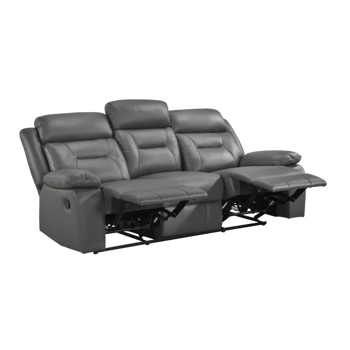 9629DGY*2 2pc Set: Sofa, Love - 9629DGY*2