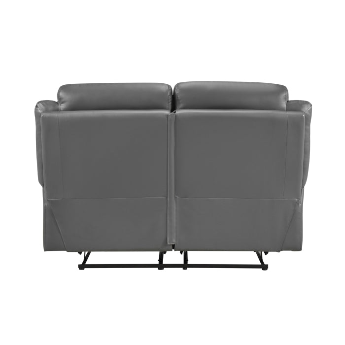 9629DGY*2 2pc Set: Sofa, Love - 9629DGY*2