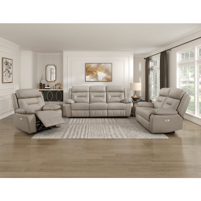 9629LTE-3PW Power Double Reclining Sofa - 9629LTE-3PW