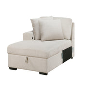 9630BE*2LC2R (2) Sectional with Left Chaise, Pull-out Bed and Hidden Storage, Charging Ports - 9630BE*2LC2R