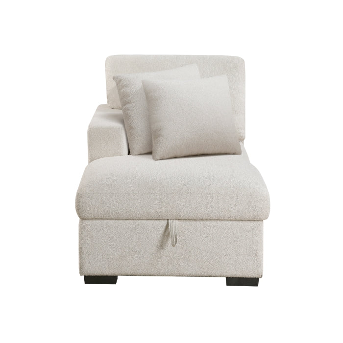 9630BE*2LC2R (2) Sectional with Left Chaise, Pull-out Bed and Hidden Storage, Charging Ports - 9630BE*2LC2R