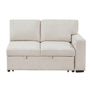9630BE*2LC2R (2) Sectional with Left Chaise, Pull-out Bed and Hidden Storage, Charging Ports - 9630BE*2LC2R