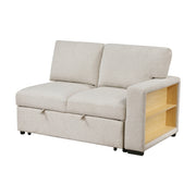 9630BE*2LC2R (2) Sectional with Left Chaise, Pull-out Bed and Hidden Storage, Charging Ports - 9630BE*2LC2R