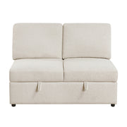 9630BE*3LC2R (3)Sectional with Left Chaise, Pull-out Bed, Hidden Storages  and Shelves, Charging Ports - 9630BE*3LC2R